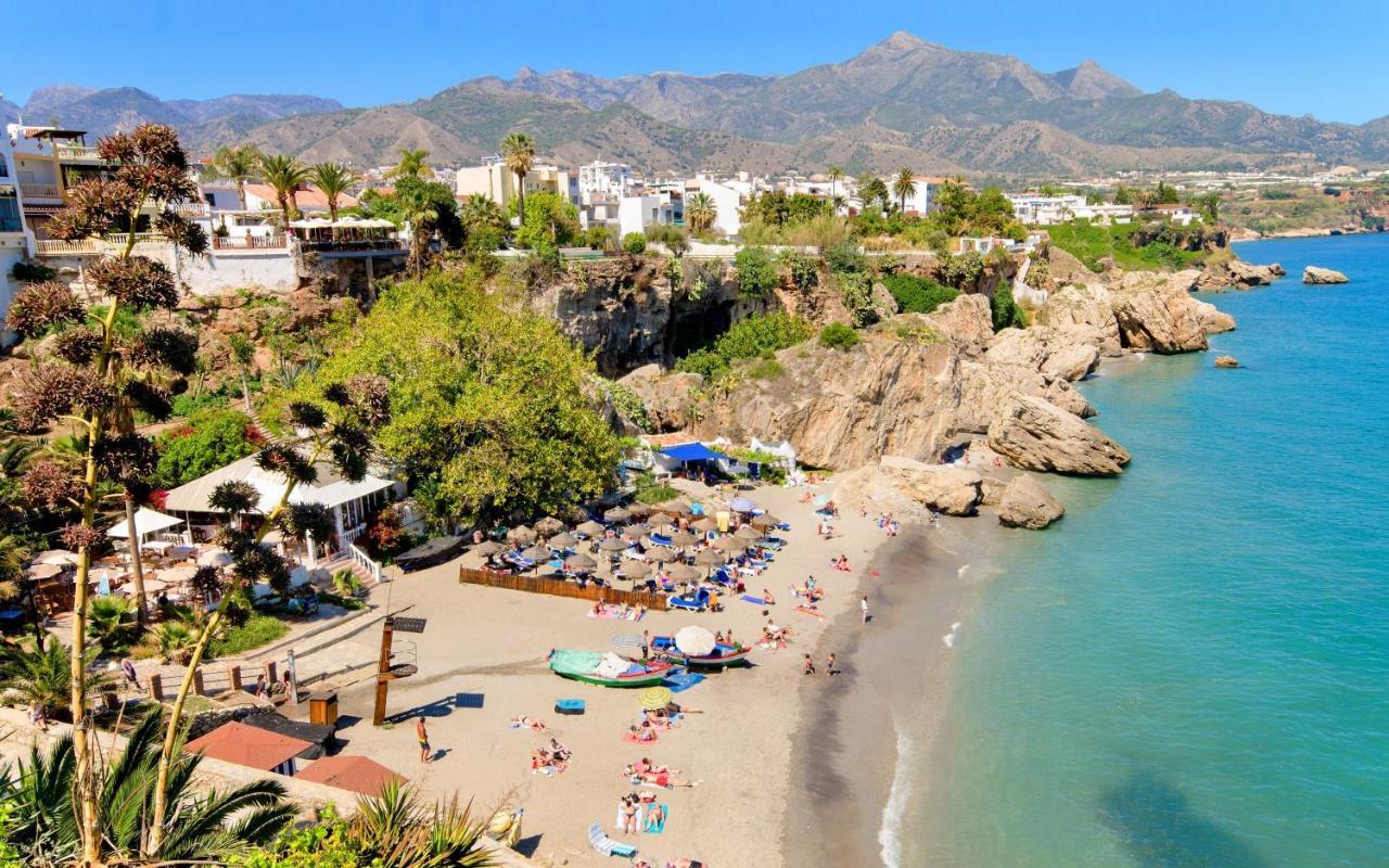 Impresionante Apartamento Vista Mar Frontal Torrox Exteriör bild