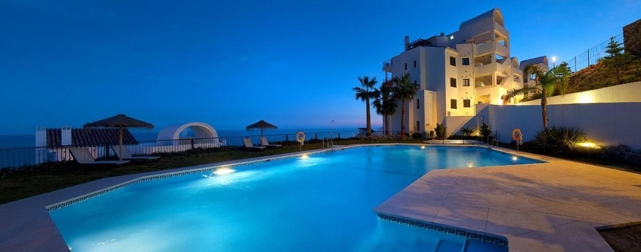 Impresionante Apartamento Vista Mar Frontal Torrox Exteriör bild