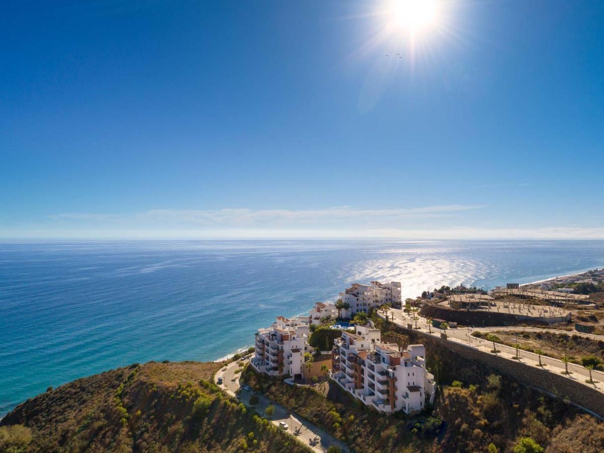 Impresionante Apartamento Vista Mar Frontal Torrox Exteriör bild