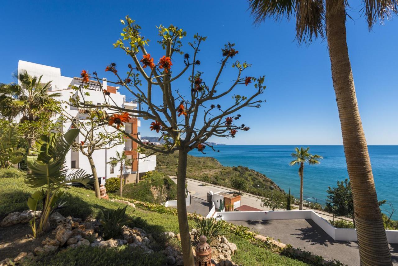 Impresionante Apartamento Vista Mar Frontal Torrox Exteriör bild